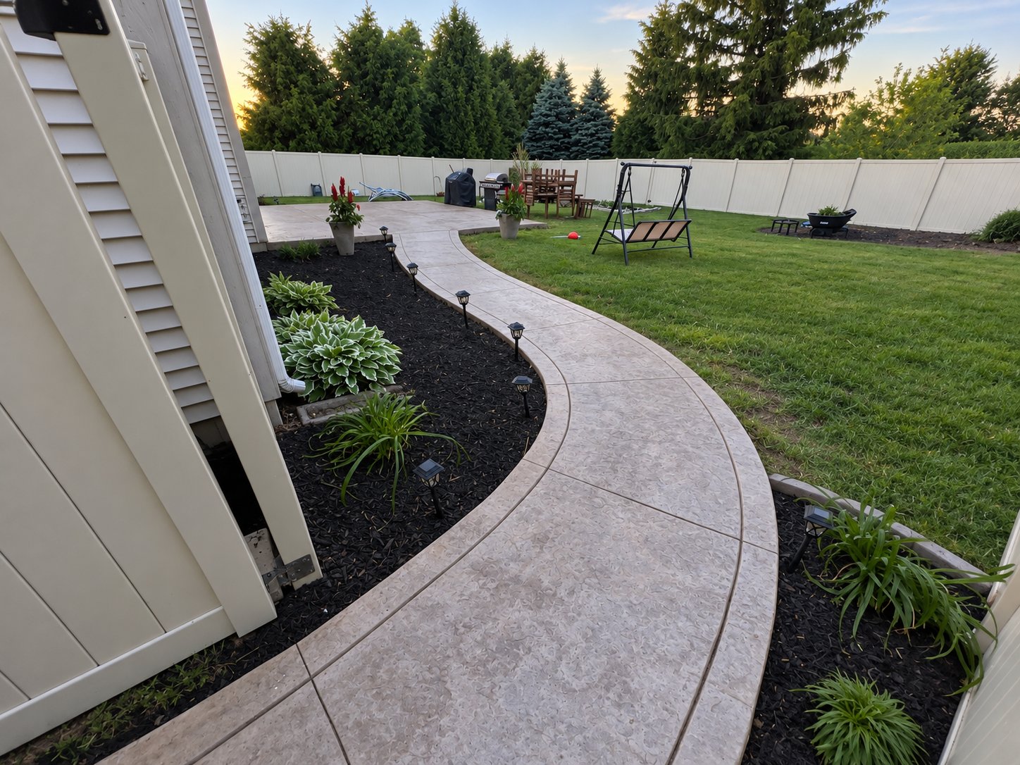 Backyard pathway